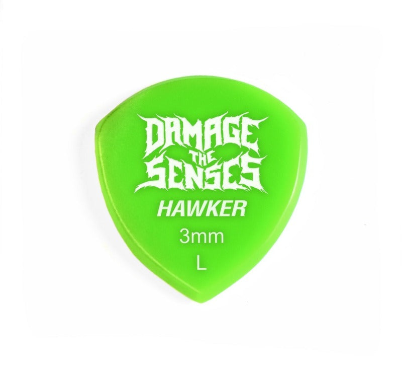 Acrylic Pick - Hawker 3mm (Apple Green) Damage The Senses