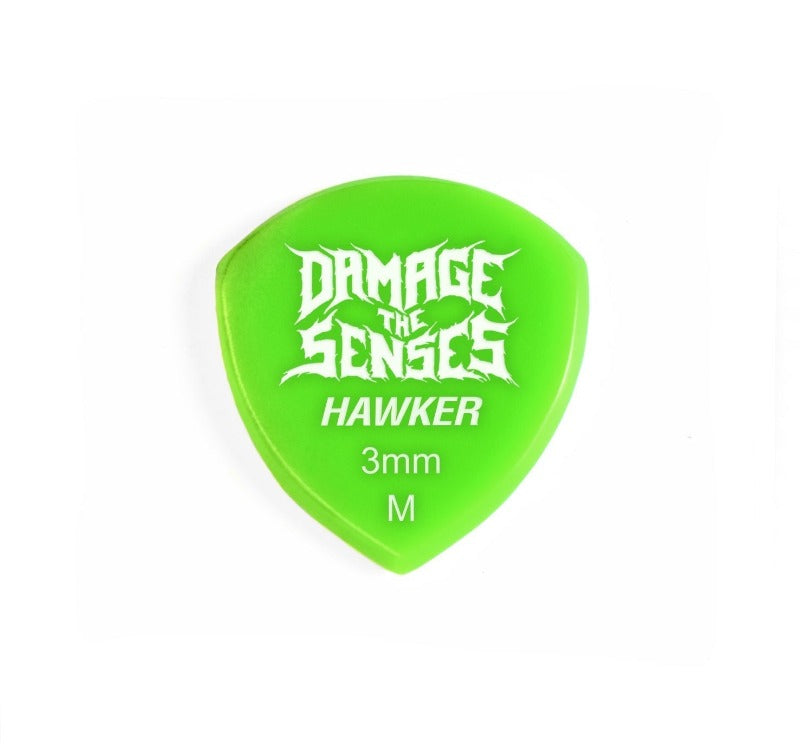 Acrylic Pick - Hawker 3mm (Apple Green) Damage The Senses