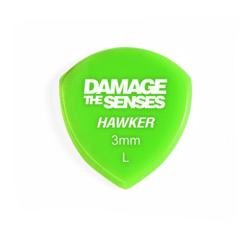 Acrylic Pick - Hawker 3mm (Apple Green) Damage The Senses