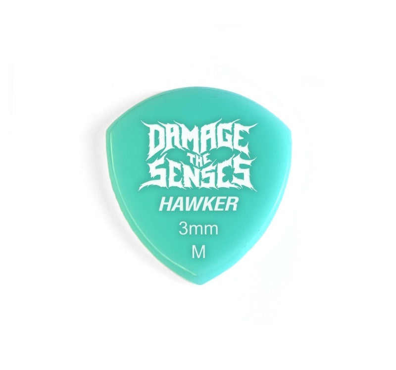 Acrylic Pick - Hawker 3mm (Aqua) Damage The Senses