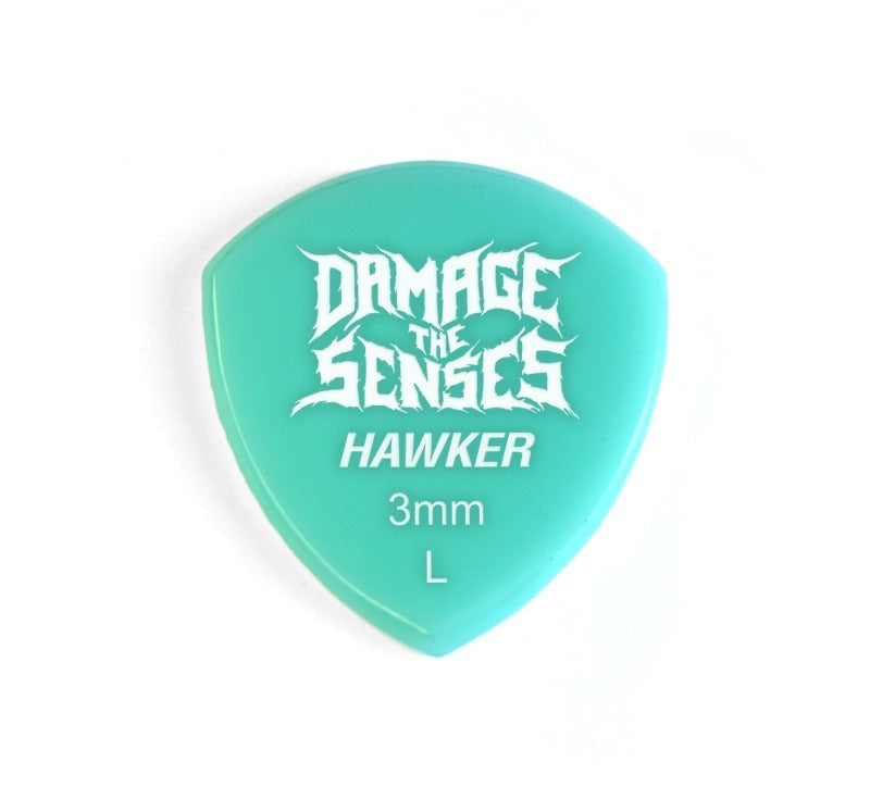 Acrylic Pick - Hawker 3mm (Aqua) Damage The Senses