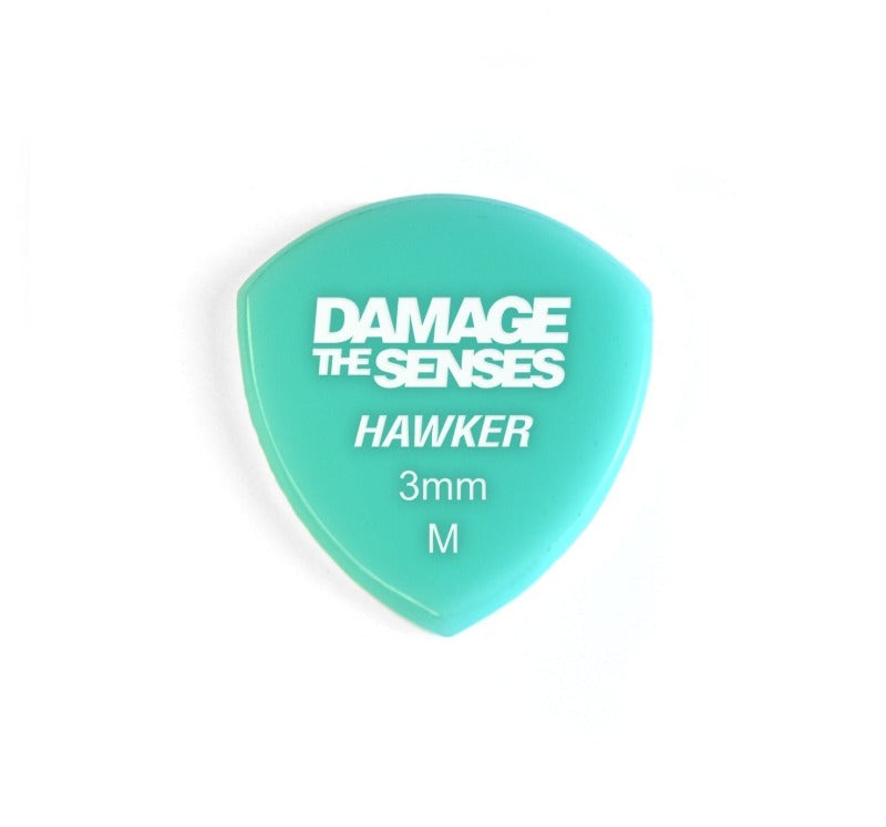 Acrylic Pick - Hawker 3mm (Aqua) Damage The Senses