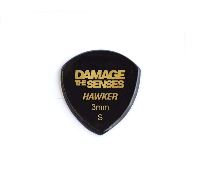 Acrylic Pick - Hawker 3mm (Black) Damage The Senses