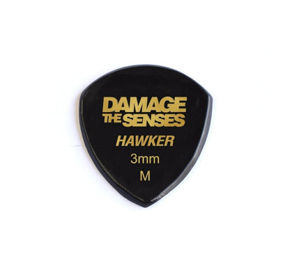 Acrylic Pick - Hawker 3mm (Black) Damage The Senses