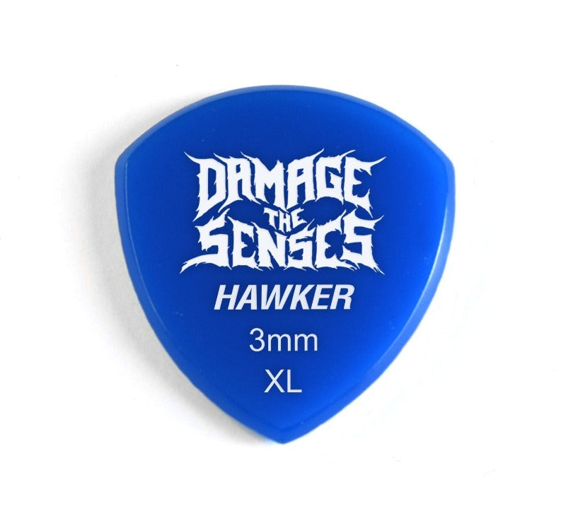 Acrylic Pick - Hawker 3mm XL (Blue) Damage The Senses