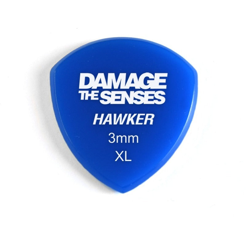 Acrylic Pick - Hawker 3mm XL (Blue) Damage The Senses