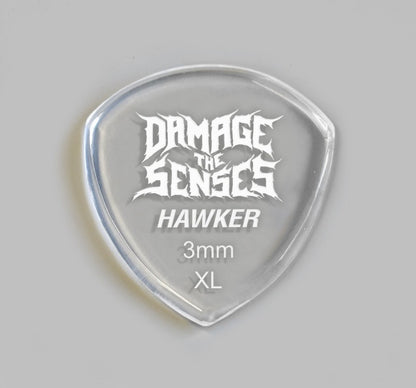 Acrylic Pick - Hawker 3mm (Clear) Damage The Senses