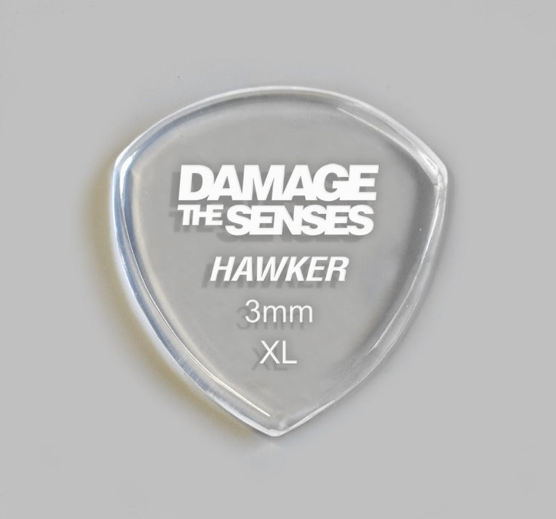 Acrylic Pick - Hawker 3mm (Clear) Damage The Senses