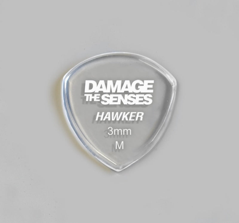 Acrylic Pick - Hawker 3mm (Clear) Damage The Senses