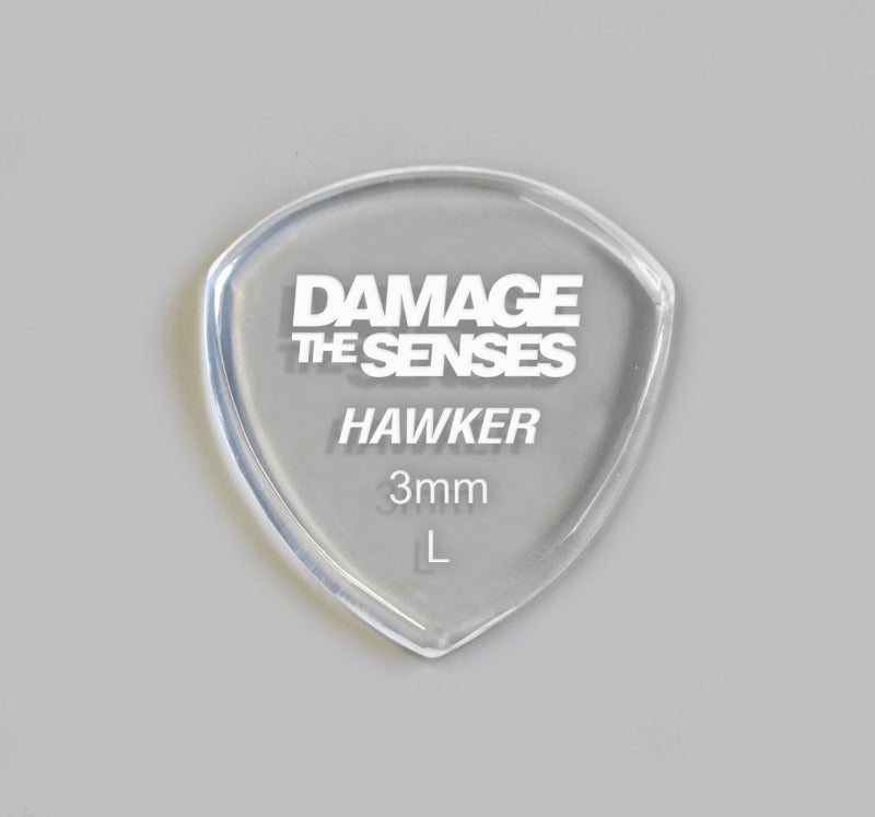 Acrylic Pick - Hawker 3mm (Clear) Damage The Senses