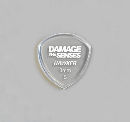 Acrylic Pick - Hawker 3mm (Clear) Damage The Senses