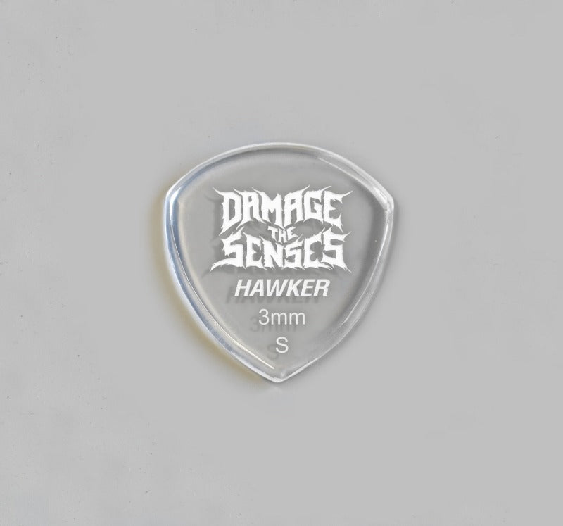 Acrylic Pick - Hawker 3mm (Clear) Damage The Senses