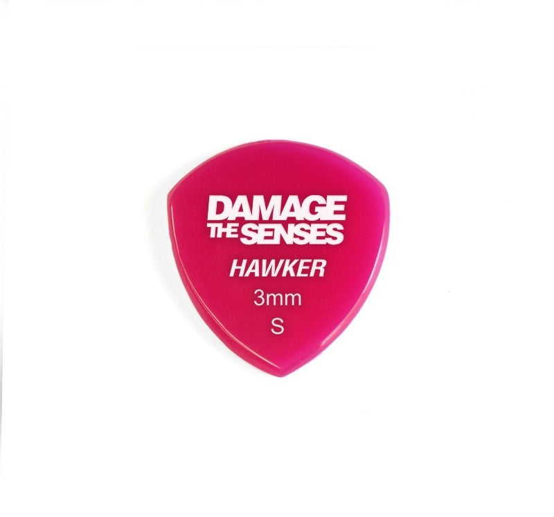 Acrylic Pick - Hawker 3mm (Fuschia) Damage The Senses