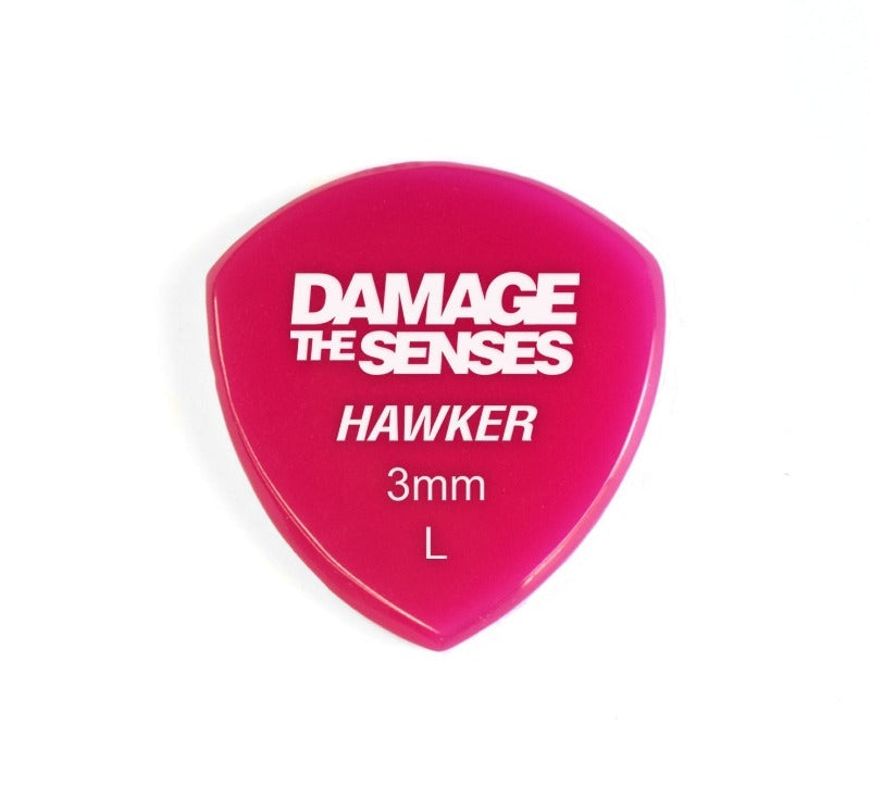 Acrylic Pick - Hawker 3mm (Fuschia) Damage The Senses