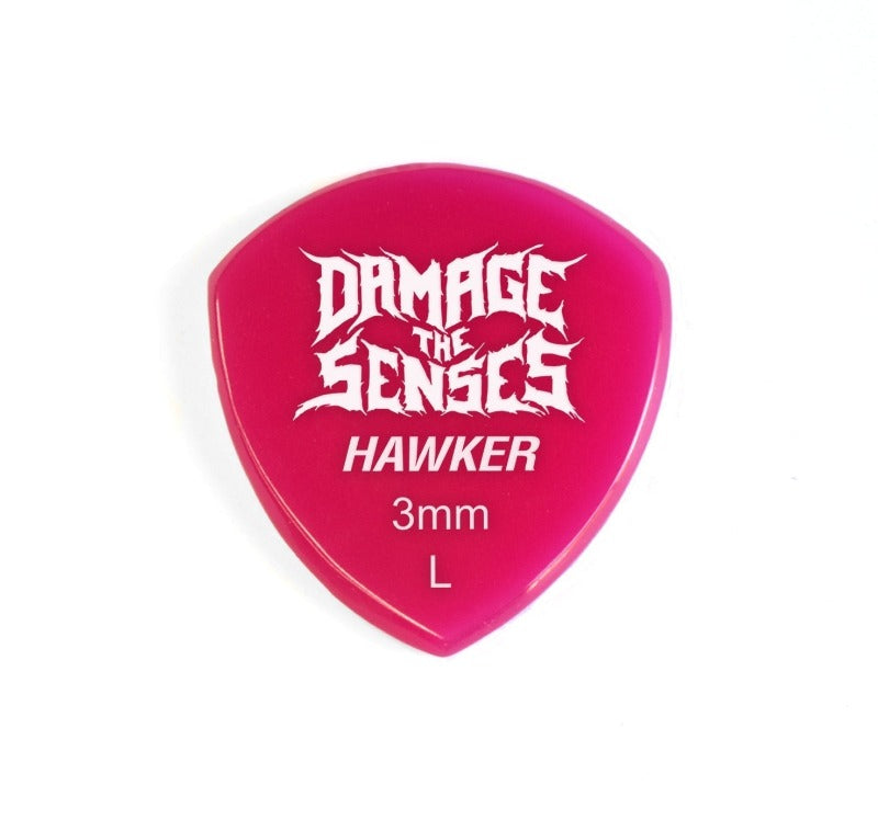 Acrylic Pick - Hawker 3mm (Fuschia) Damage The Senses