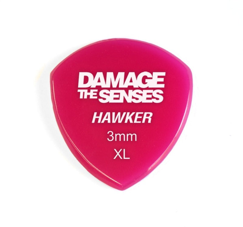 Acrylic Pick - Hawker 3mm (Fuschia) Damage The Senses