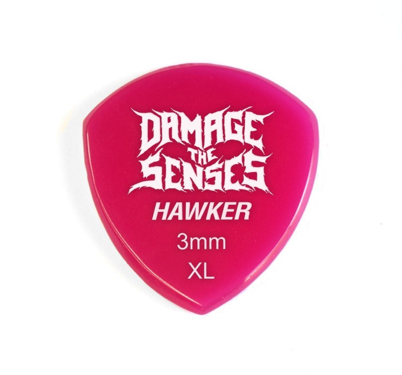 Acrylic Pick - Hawker 3mm (Fuschia) Damage The Senses