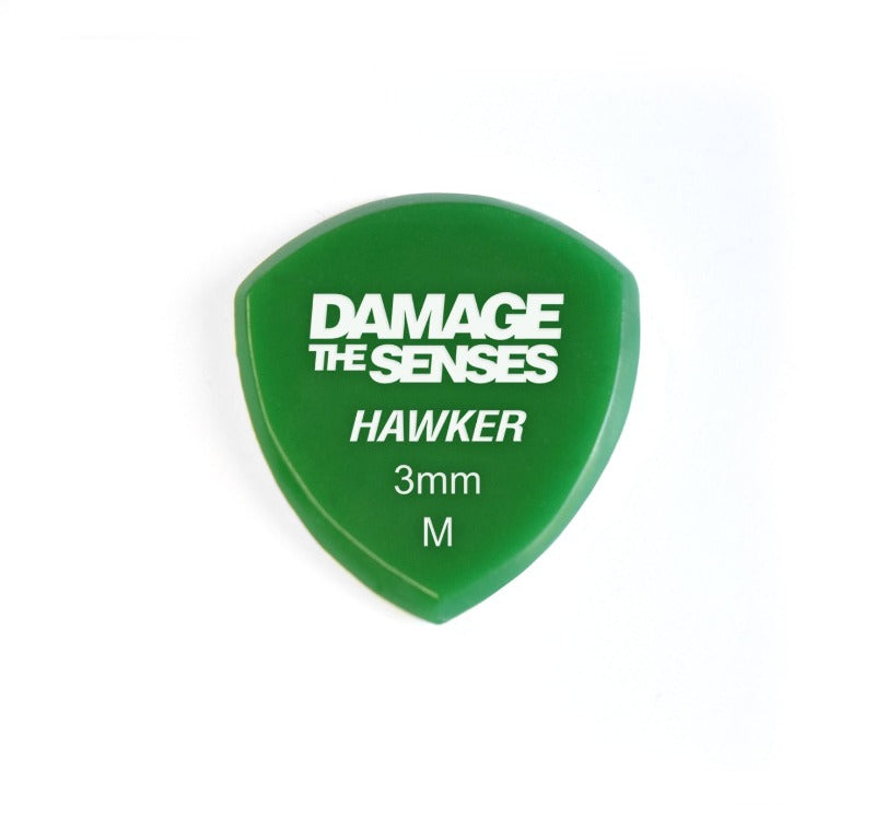 Acrylic Pick - Hawker 3mm (Green) Damage The Senses