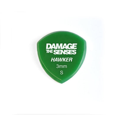 Acrylic Pick - Hawker 3mm (Green) Damage The Senses