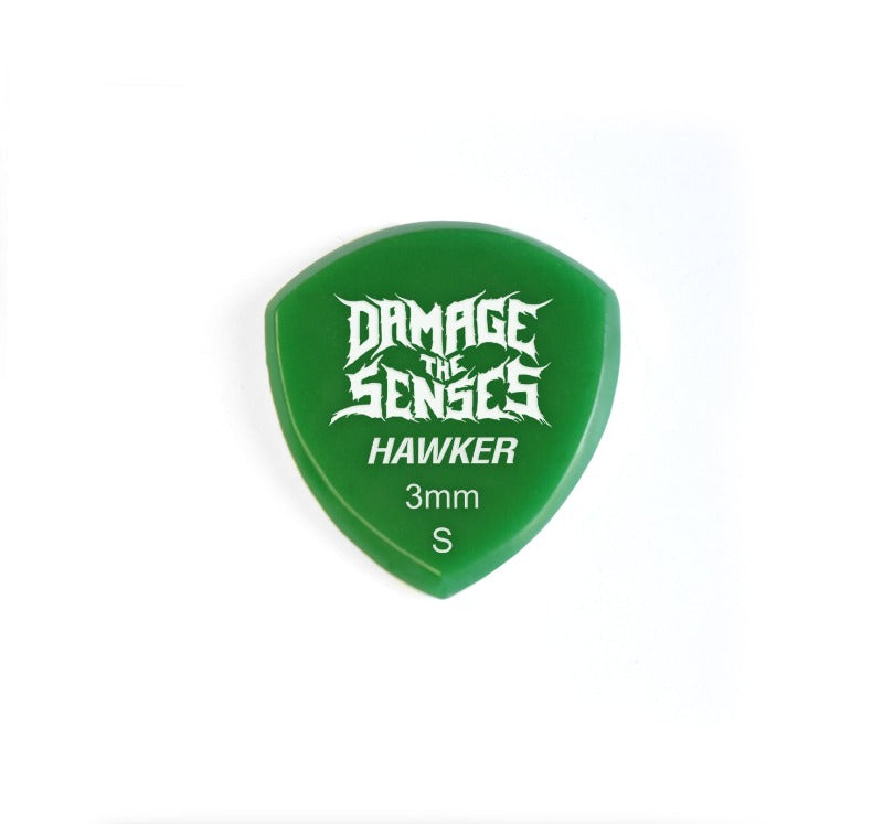 Acrylic Pick - Hawker 3mm (Green) Damage The Senses