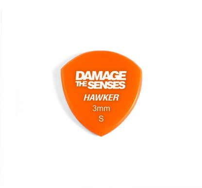 Acrylic Pick - Hawker 3mm (Orange) Damage The Senses