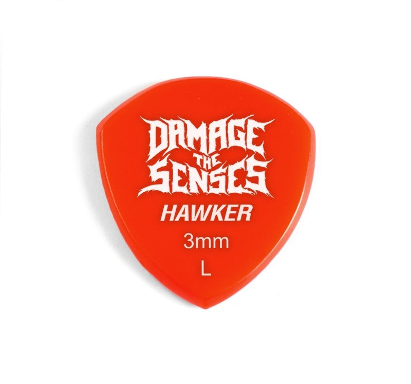 Acrylic Pick - Hawker 3mm (Red) Damage The Senses