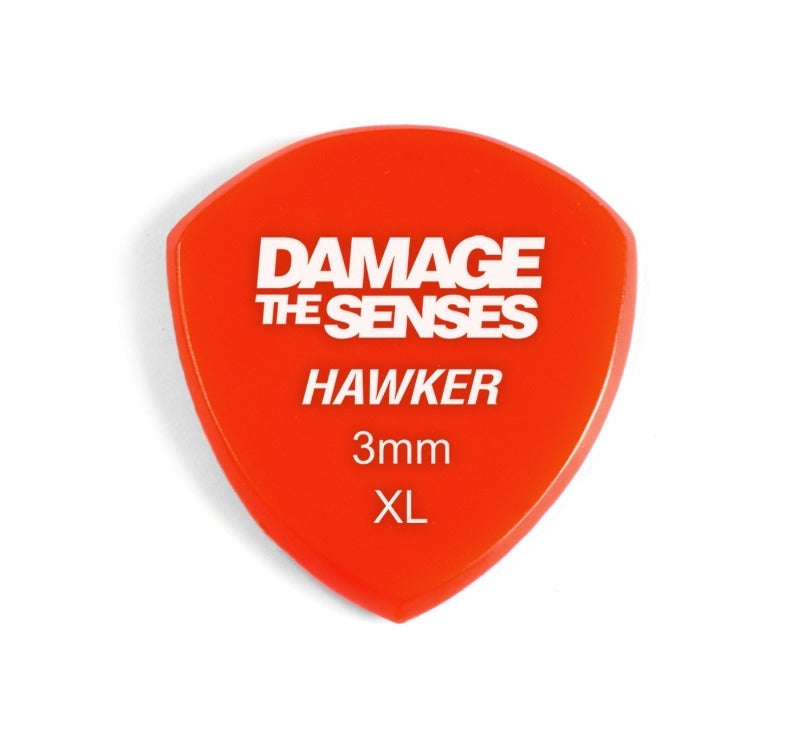 Acrylic Pick - Hawker 3mm (Red) Damage The Senses