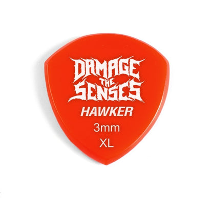 Acrylic Pick - Hawker 3mm (Red) Damage The Senses