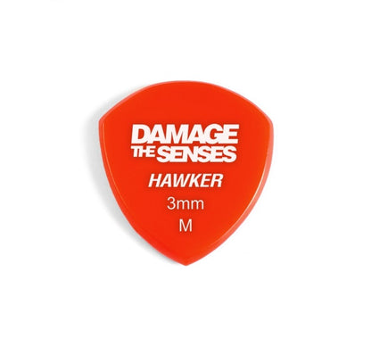 Acrylic Pick - Hawker 3mm (Red) Damage The Senses