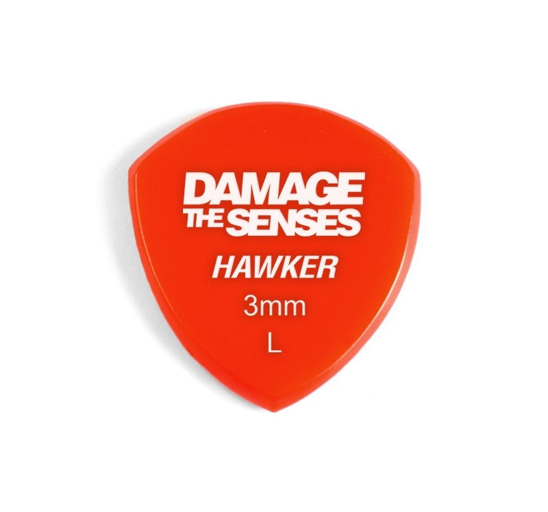 Acrylic Pick - Hawker 3mm (Red) Damage The Senses