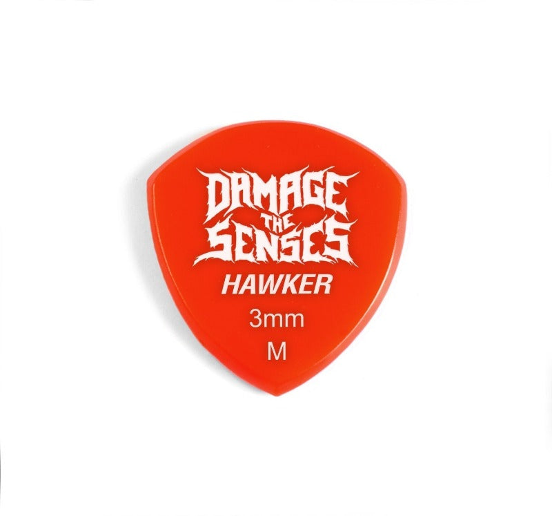 Acrylic Pick - Hawker 3mm (Red) Damage The Senses