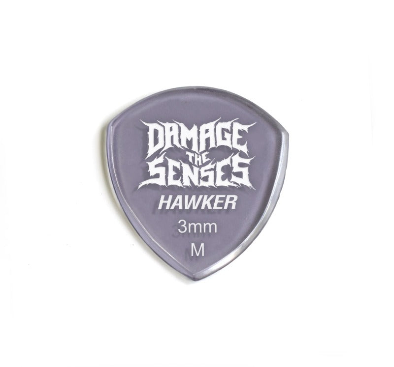 Acrylic Pick - Hawker 3mm (Smokey Purple) Damage The Senses