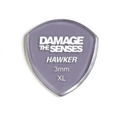 Acrylic Pick - Hawker 3mm (Smokey Purple) Damage The Senses