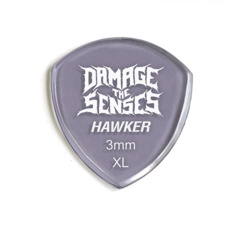 Acrylic Pick - Hawker 3mm (Smokey Purple) Damage The Senses