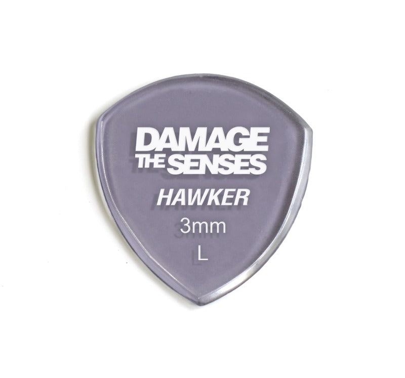 Acrylic Pick - Hawker 3mm (Smokey Purple) Damage The Senses