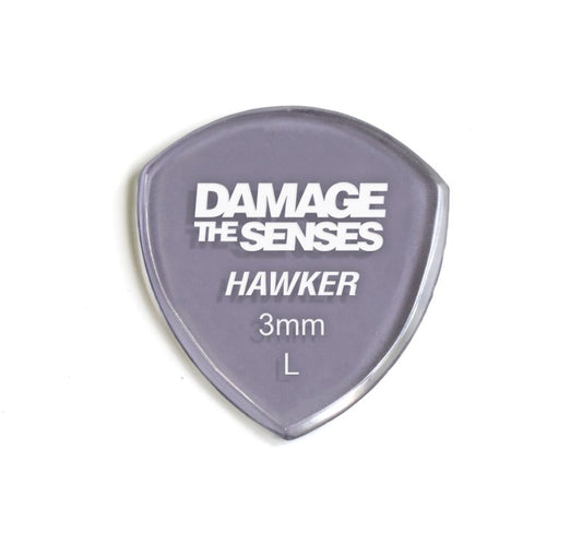 Acrylic Pick - Hawker 3mm (Smokey Purple) Damage The Senses