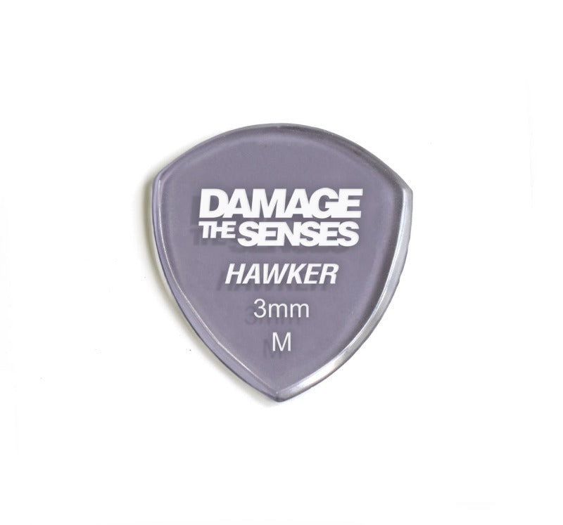 Acrylic Pick - Hawker 3mm (Smokey Purple) Damage The Senses