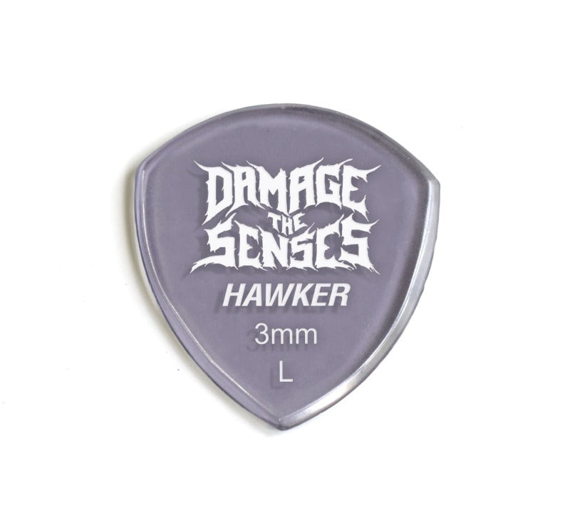 Acrylic Pick - Hawker 3mm (Smokey Purple) Damage The Senses