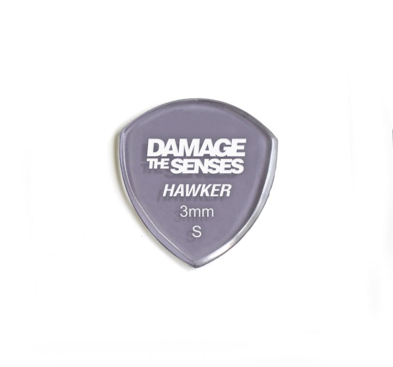 Acrylic Pick - Hawker 3mm (Smokey Purple) Damage The Senses