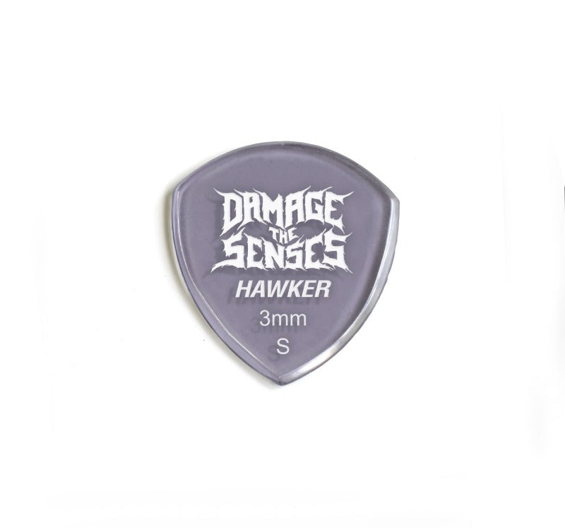 Acrylic Pick - Hawker 3mm (Smokey Purple) Damage The Senses