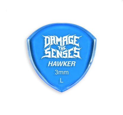 Acrylic Pick - Hawker 3mm (Trans Blue) Damage The Senses