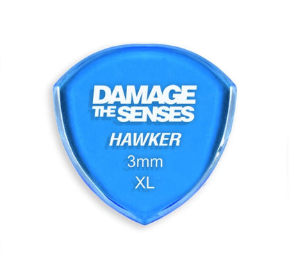 Acrylic Pick - Hawker 3mm (Trans Blue) Damage The Senses