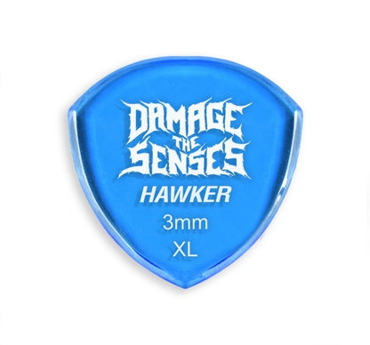 Acrylic Pick - Hawker 3mm (Trans Blue) Damage The Senses