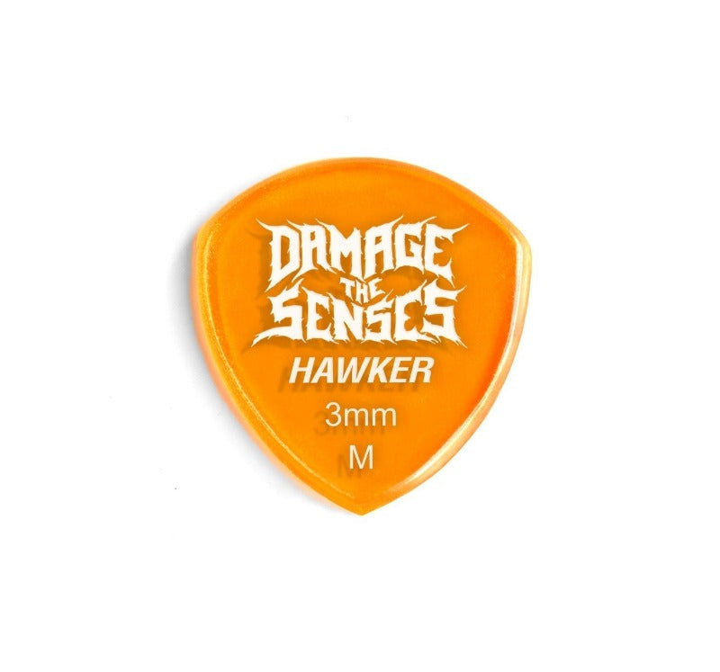 Acrylic Pick - Hawker 3mm (Trans Orange) Damage The Senses