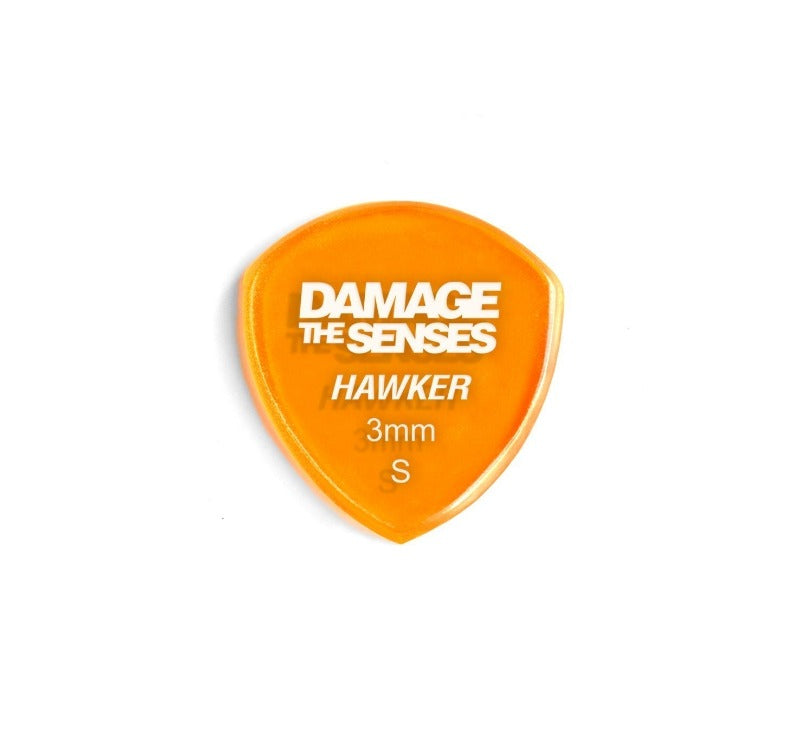 Acrylic Pick - Hawker 3mm (Trans Orange) Damage The Senses