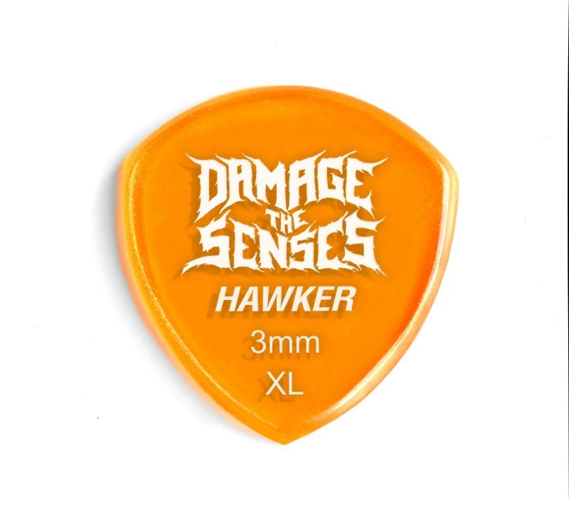 Acrylic Pick - Hawker 3mm (Trans Orange) Damage The Senses