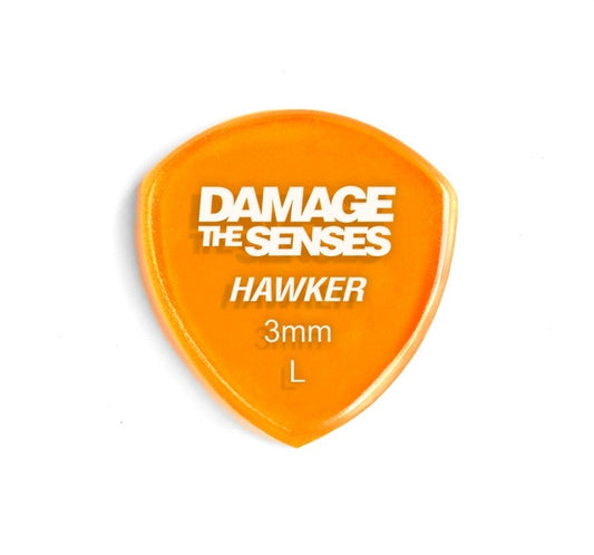 Acrylic Pick - Hawker 3mm (Trans Orange) Damage The Senses