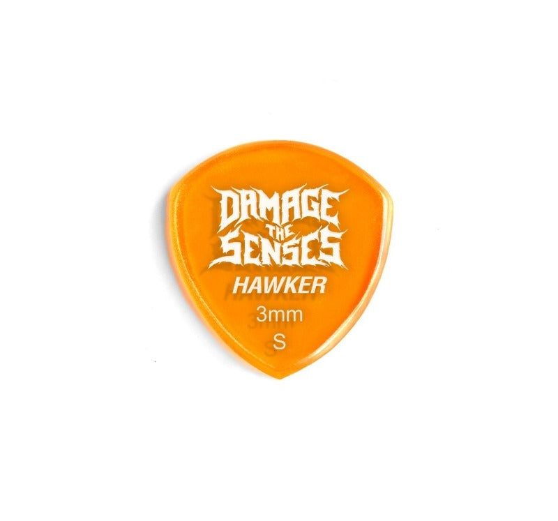 Acrylic Pick - Hawker 3mm (Trans Orange) Damage The Senses