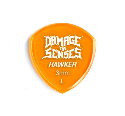 Acrylic Pick - Hawker 3mm (Trans Orange) Damage The Senses