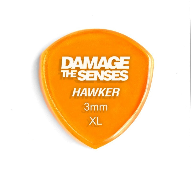 Acrylic Pick - Hawker 3mm (Trans Orange) Damage The Senses